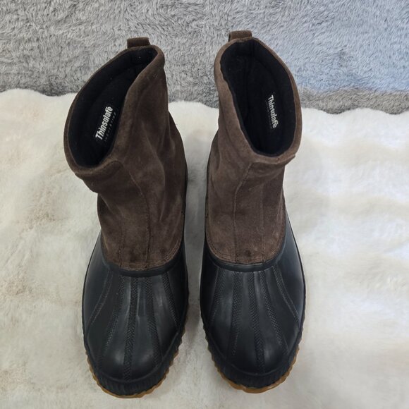 Sorel Arapaho Men's Suede Duck Boots Thinsulate Size 10 Pre Owned Good - Picture 8 of 10